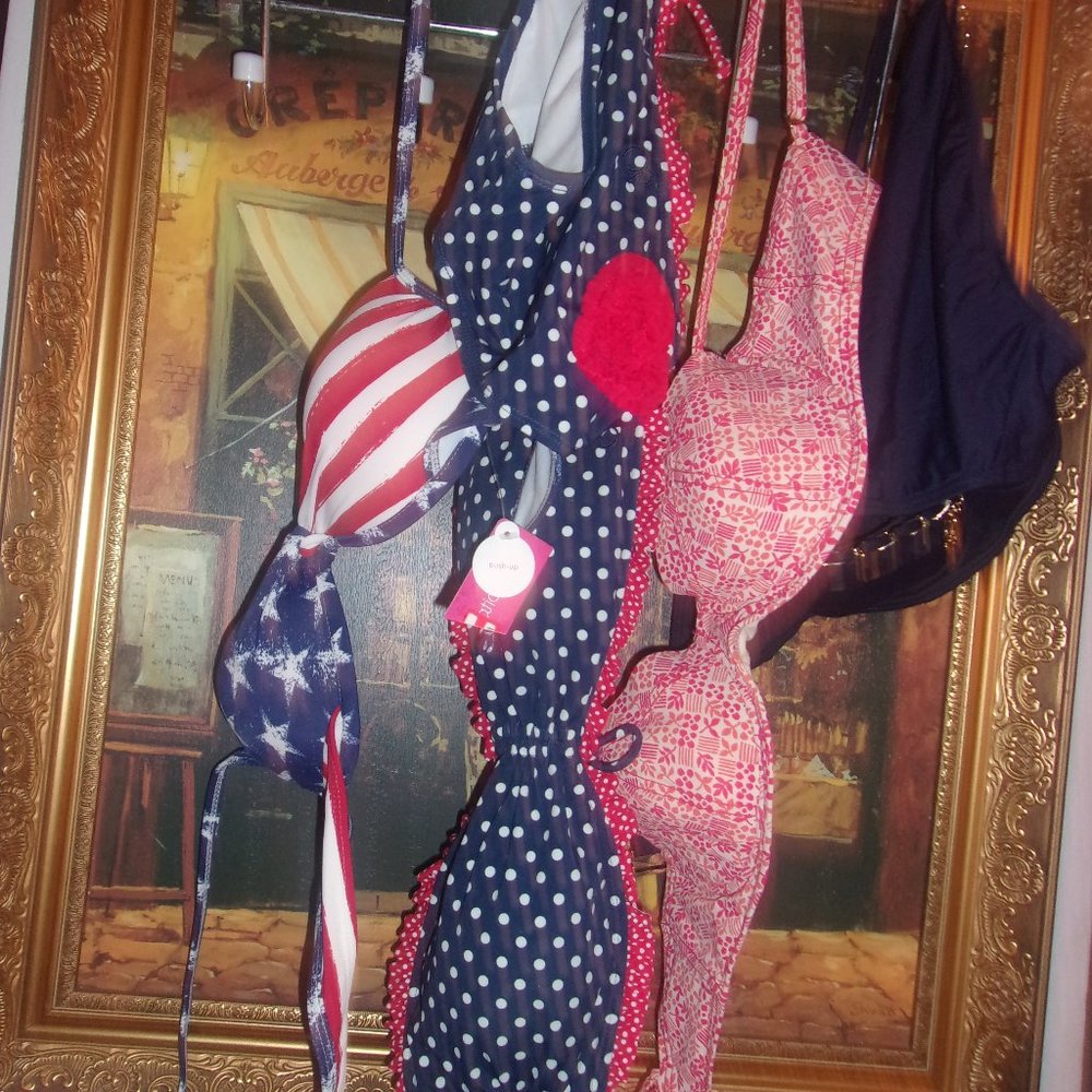Designer swimsuits tops wholesale lot Juicy, Marc,